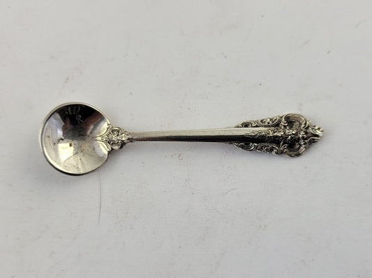 Grande Baroque by Wallace Sterling Silver Individual Salt Spoon 2.5"