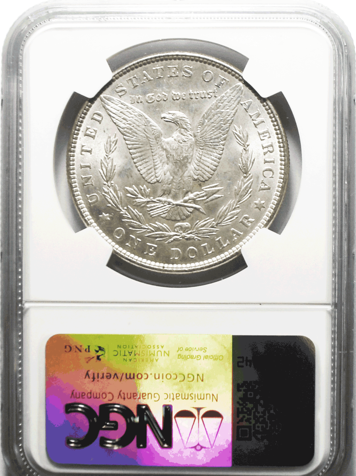 1886 $1 Morgan Silver Dollar MS61 NGC Uncirculated Philadelphia