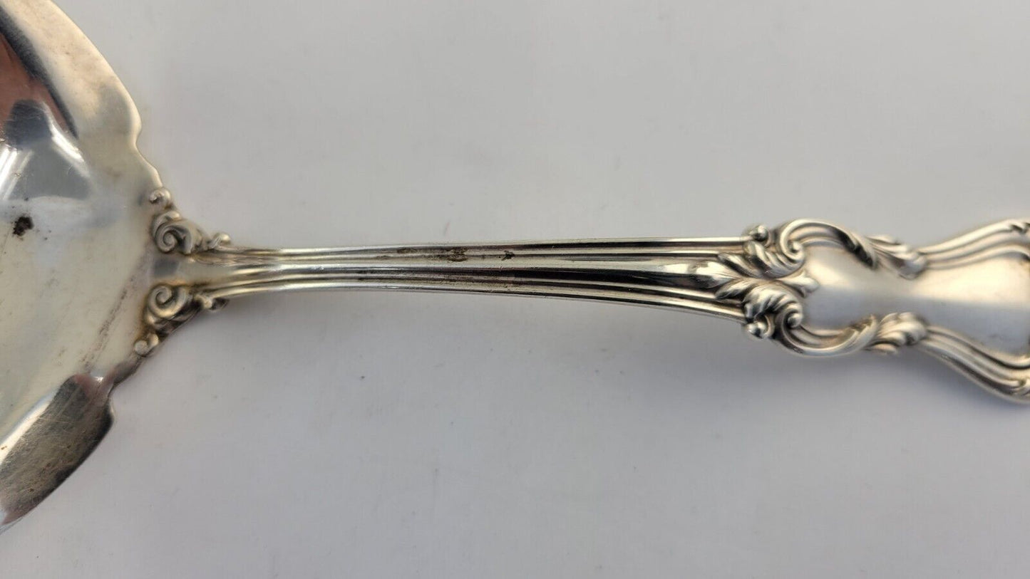 Marlborough By Reed & Barton Sterling Solid Gravy Ladle 6 5/8" Silver 2.2oz