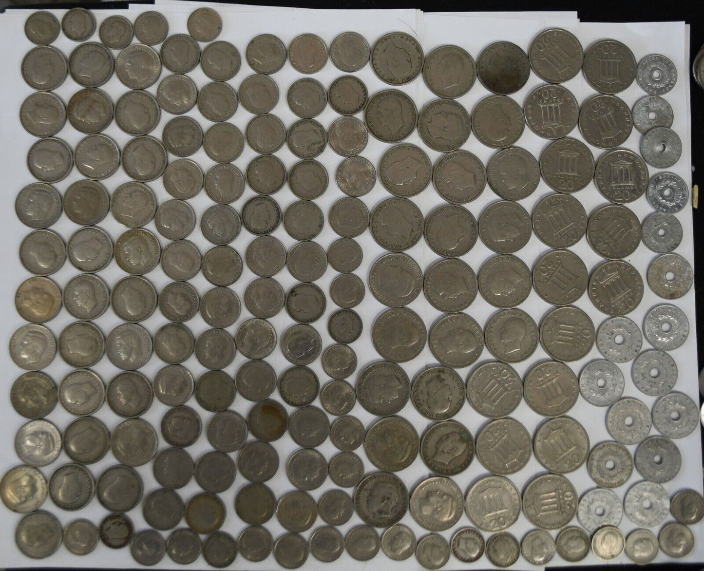 1954-1994 Greece Coins Lot 389pc 1 2 5 10 20 50 100 Drachma Lepta