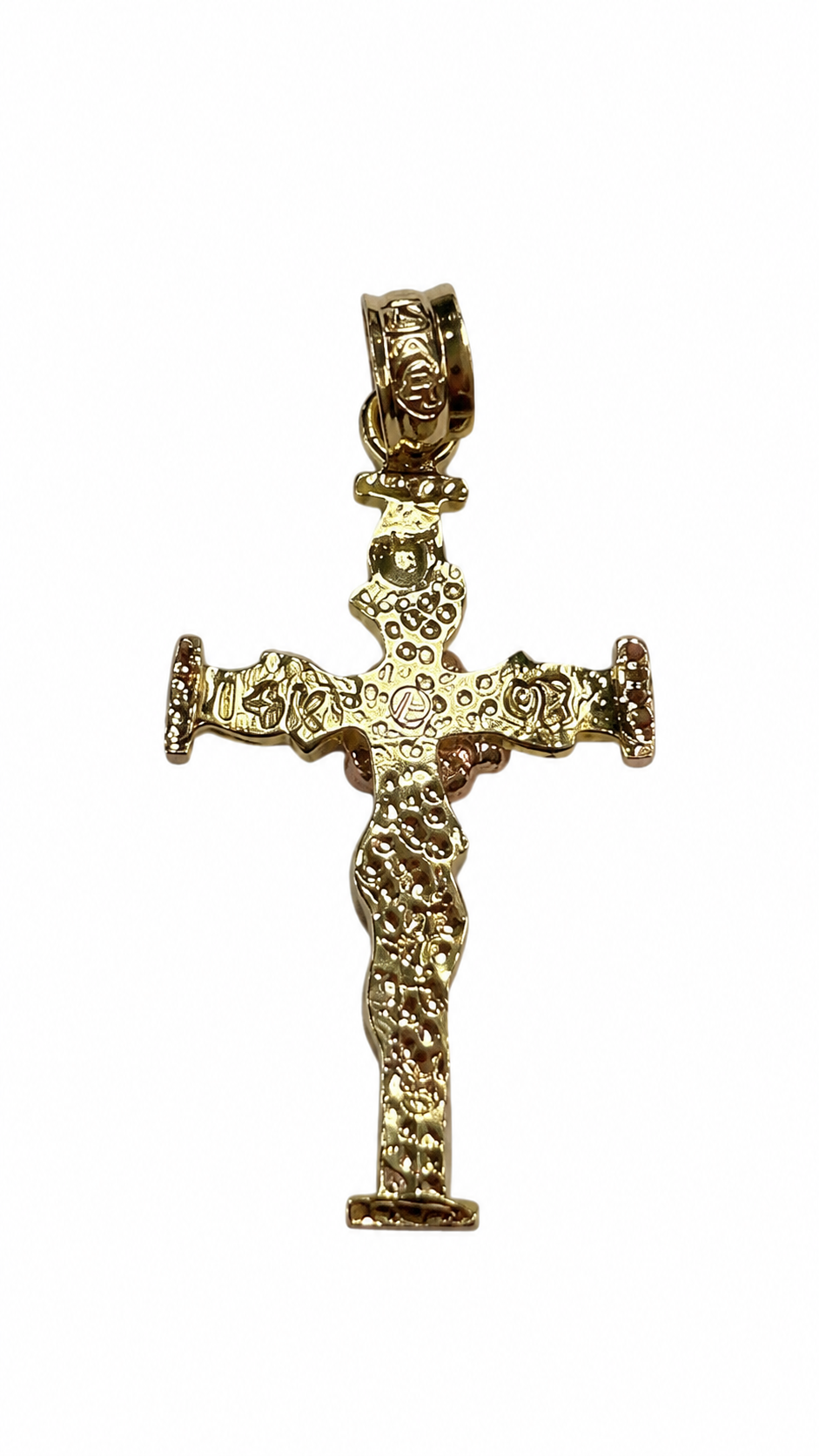 14kt Gold Cross Pendant - Image 2