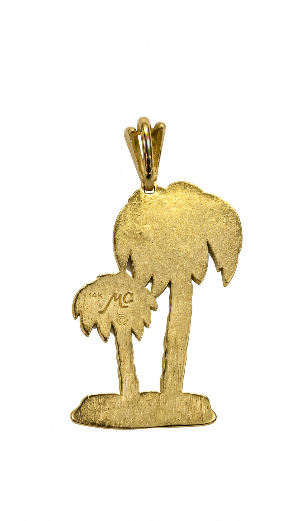 Michael Anthony 14K Double Palm Trees Pendant - Image 2