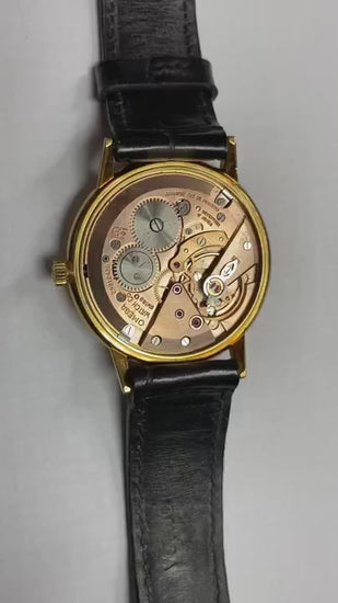 1969 Omega 33mm 18k Solid Gold Manual Wind 601 Wristwatch - Video 1