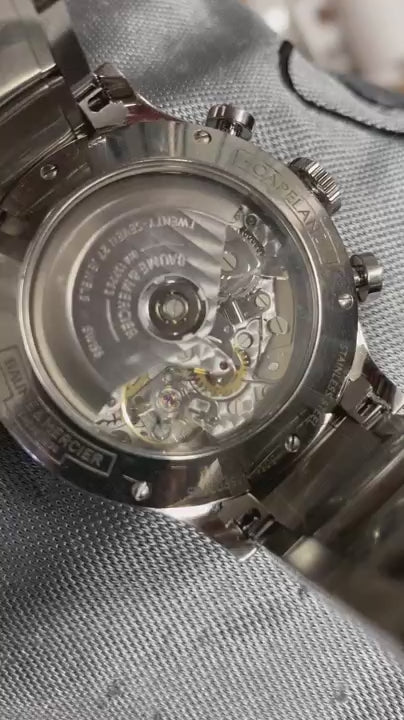 Baume Mercier Automatic Date Capeland 42mm Stainless Black Dial Chronograph - Video 1
