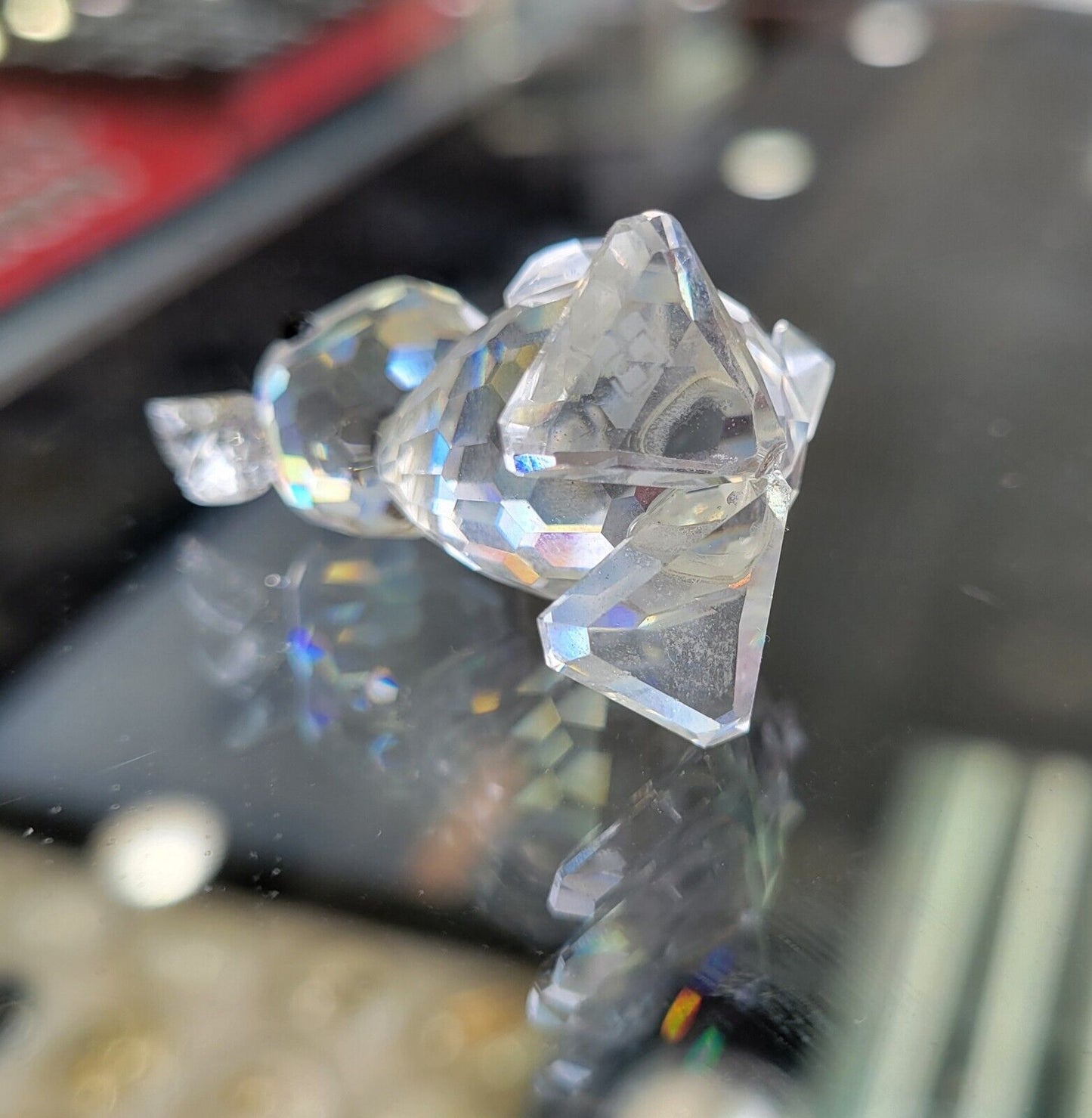 Vintage Swarovski Crystal Miniature Drake Duckling Bird No Box Austria