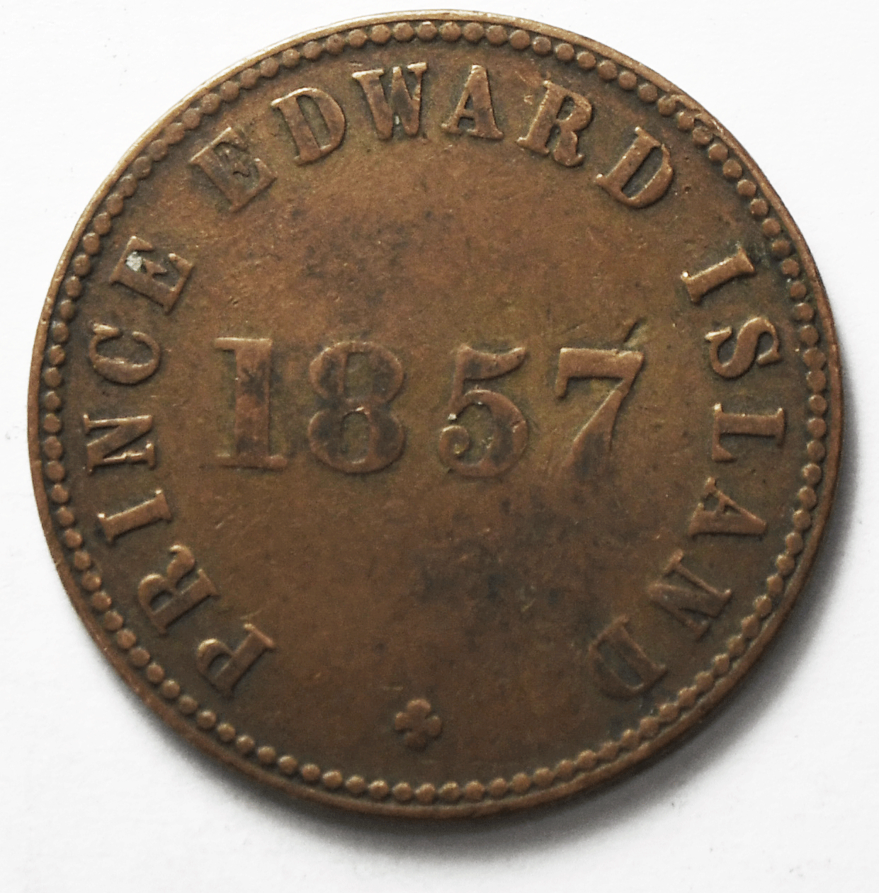 1857 Canada Prince Edward Island Free Trade Half Penny Token 26mm