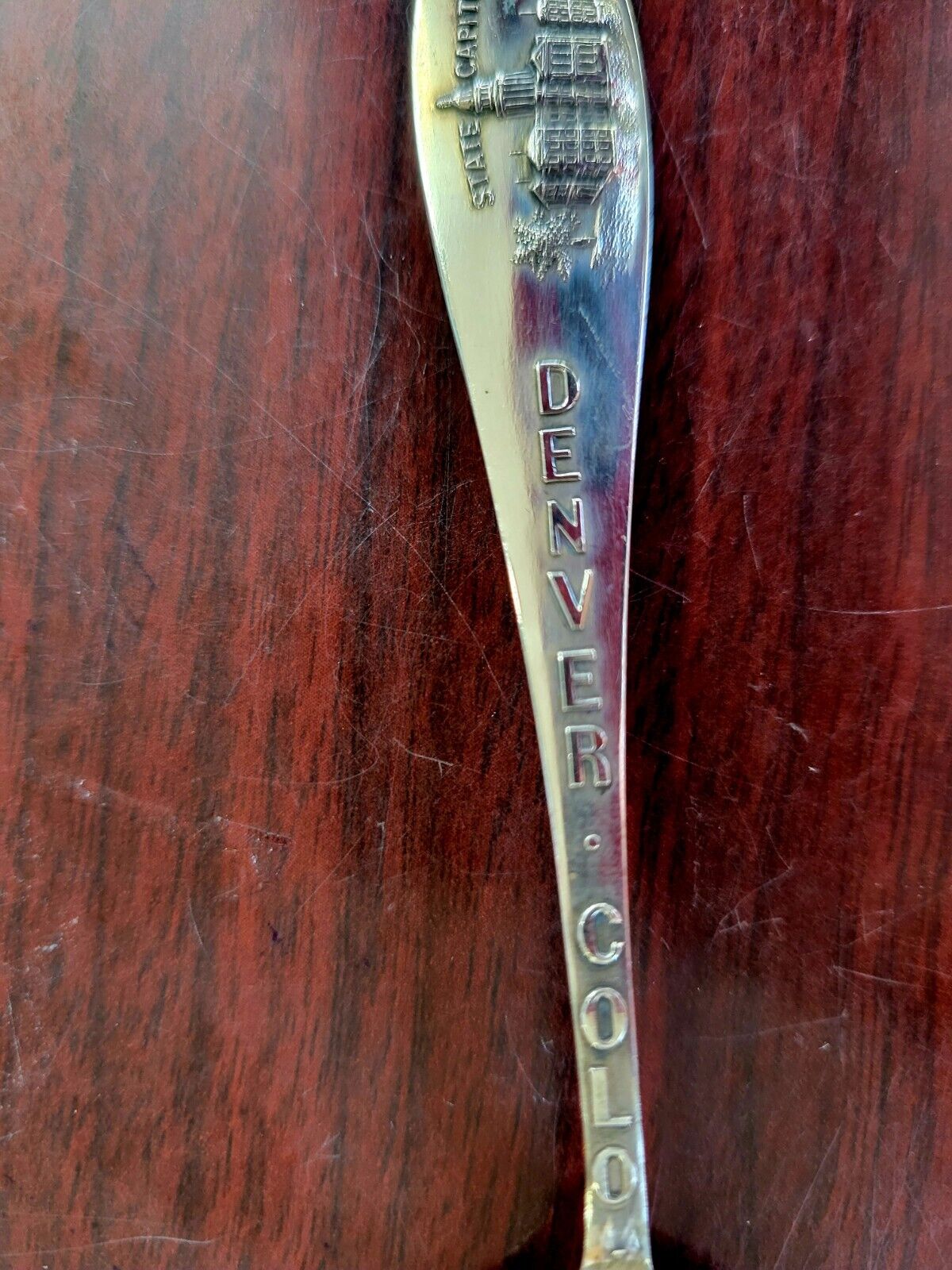 Denver Colorado Sterling Silver 5 1/2" Souvenir Spoon .54oz by Watson