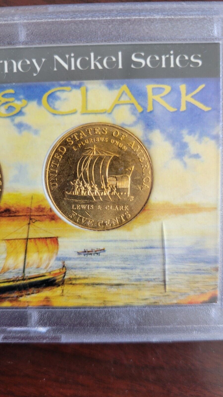 2004 Whitman Westward Journey Nickel Series Set Nickels Lewis & Clark Gold Tone