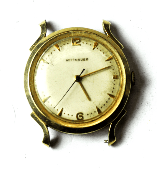 Vintage Wittnauer 11ESK Manual Wind Wristwatch Fancy Lugs 33mm Not Running