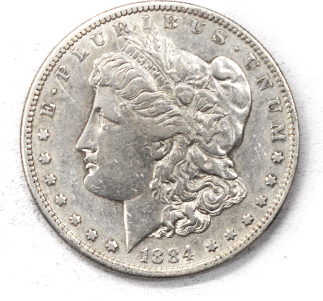 1884 S $1 Morgan Silver One Dollar US Coin San Francisco