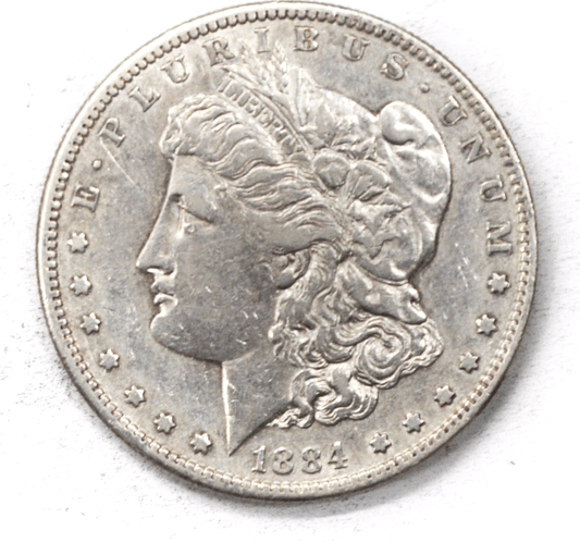 1884 S $1 Morgan Silver One Dollar US Coin San Francisco