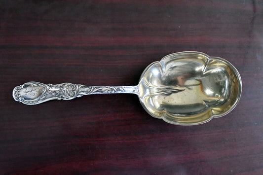 Rouen by Gorham Sterling 8 7/8" Casserole Server Spoon w/Goldwash Bowl 3oz.