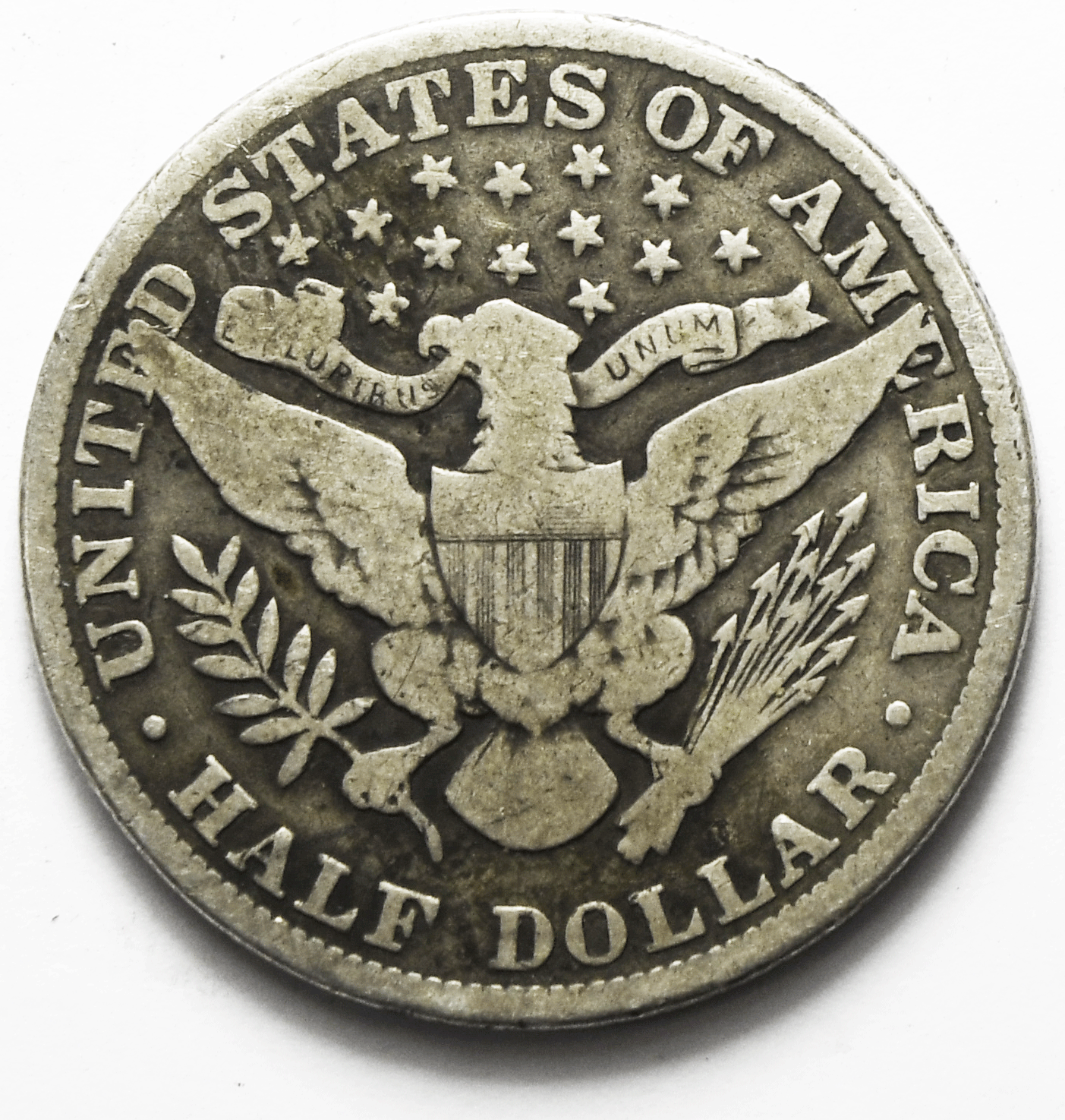 1909 50c Barber Silver Half Dollar Fifty Cents US Philadelphia