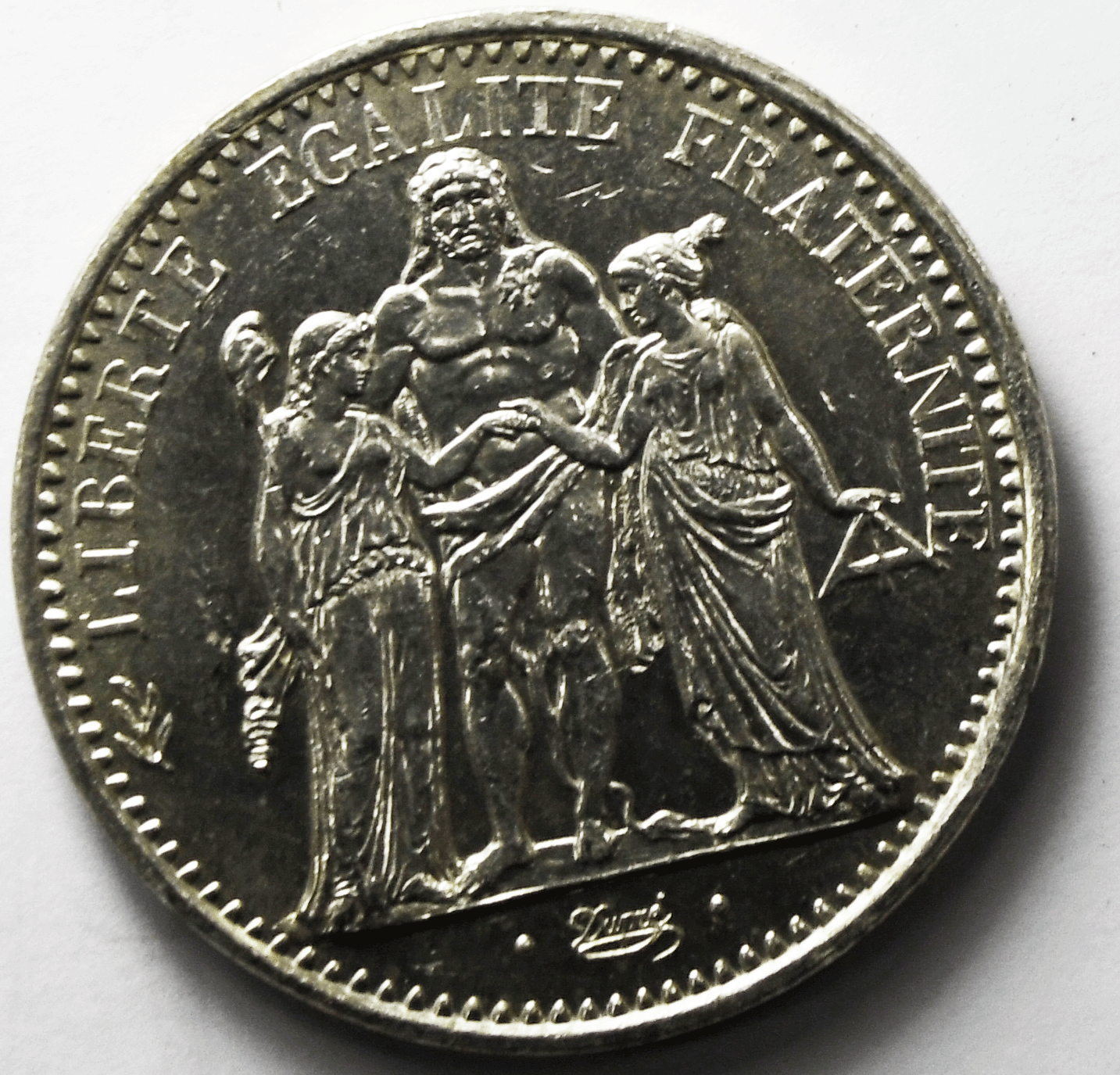 1968 France 10 Ten Francs Silver Coin KM# 932 Proof Like