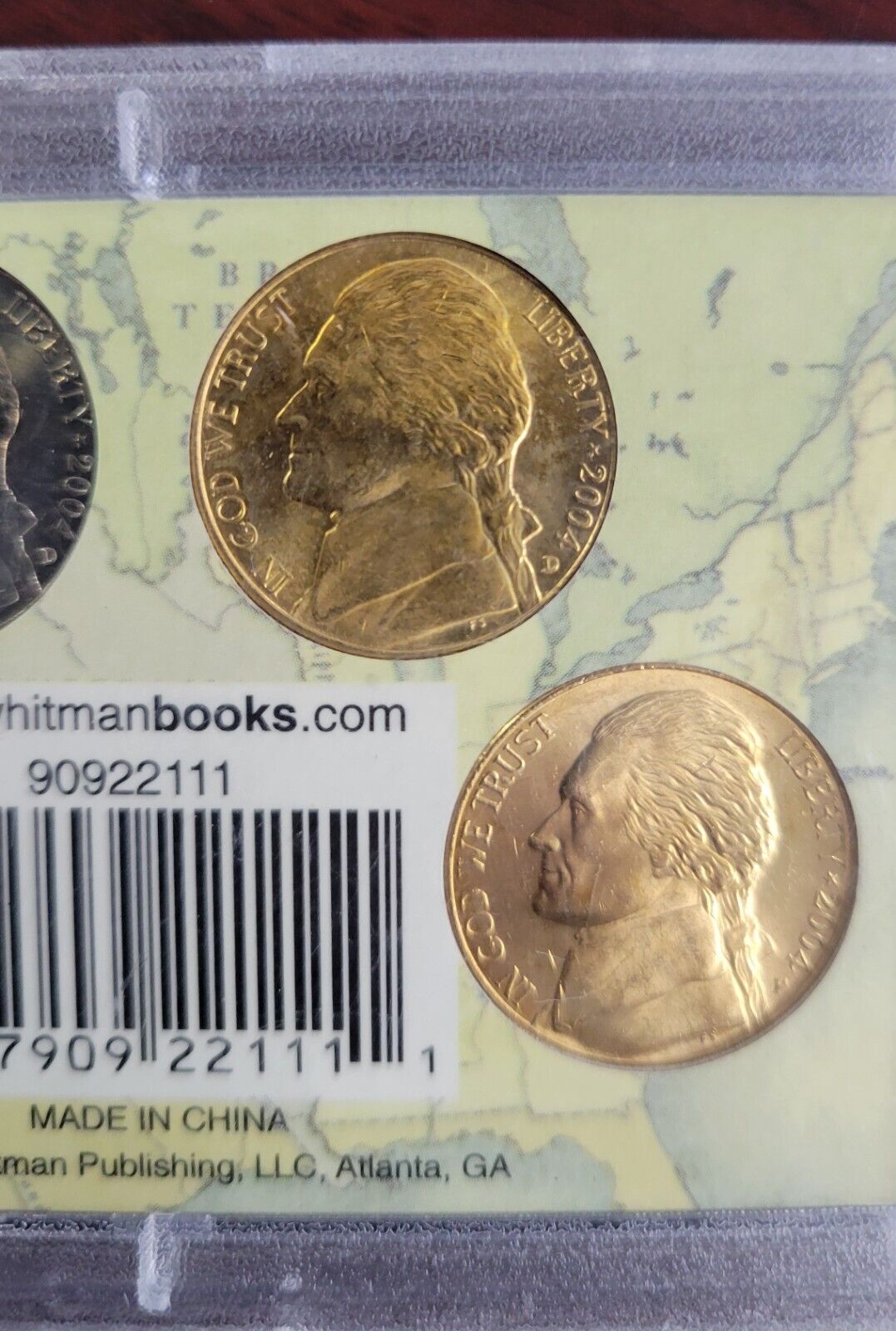 2004 P & D Westward Journey Nickel Set In Holder From Whitman