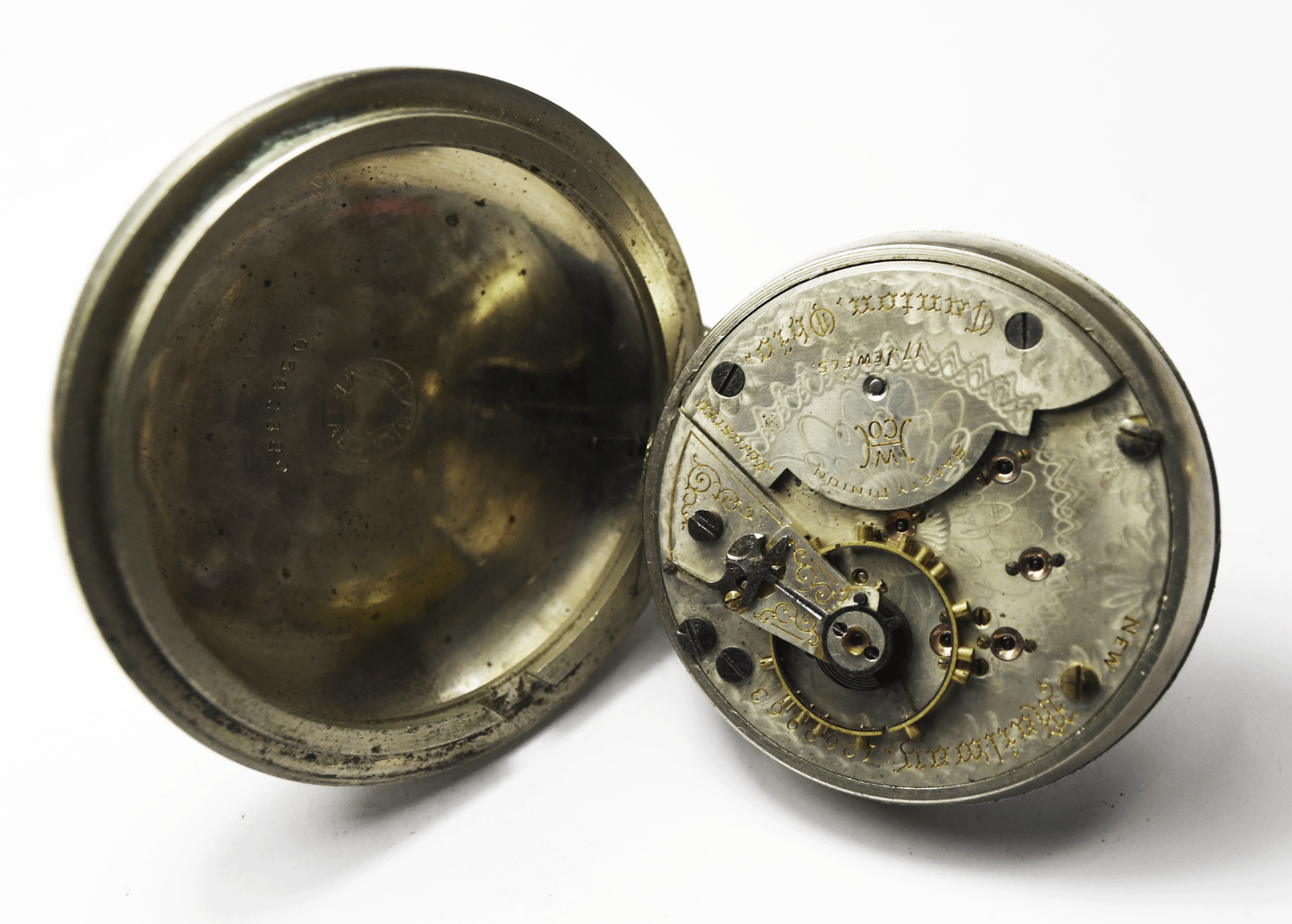 1899 Hampden Size 18 New Railway OF LS 17J Pocket Watch Railroad Grade