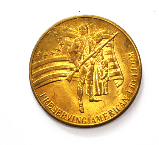 1978 Preserving American Freedom Honoring Veterans Bronze Medal 39mm Iwo Jima