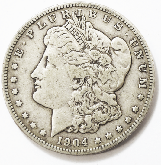 1904 $1 Morgan Silver One Dollar Philadelphia