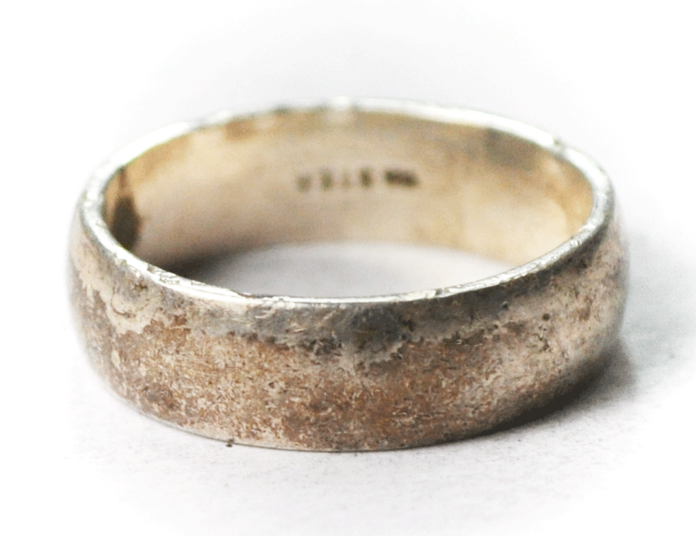 Sterling Silver Lemmon Wheeler Plain Band 6mm Size 7-3/4 Ring