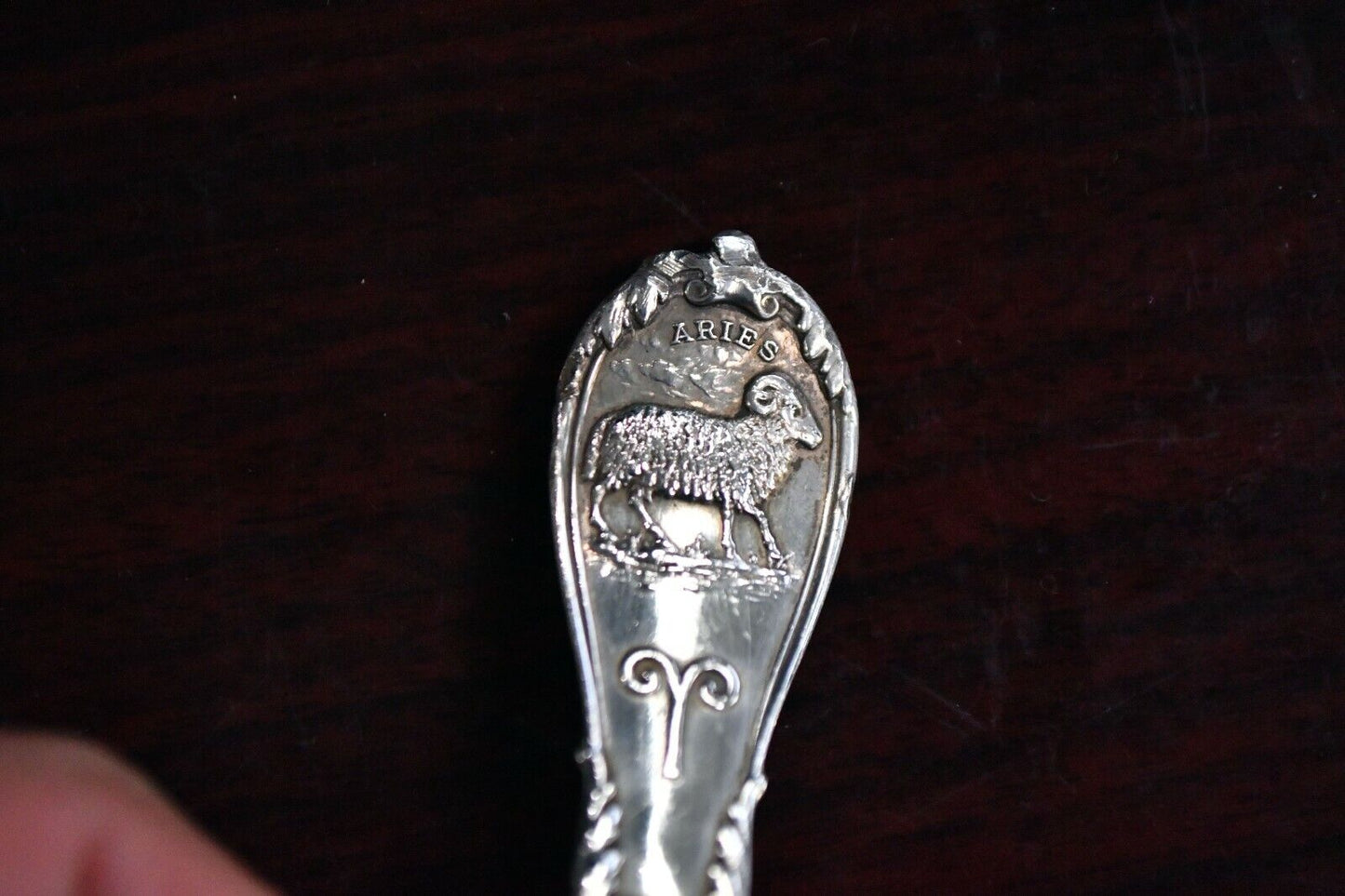 Aries March Sterling Silver 5 7/8" Souvenir Spoon by Gorham .99 oz.