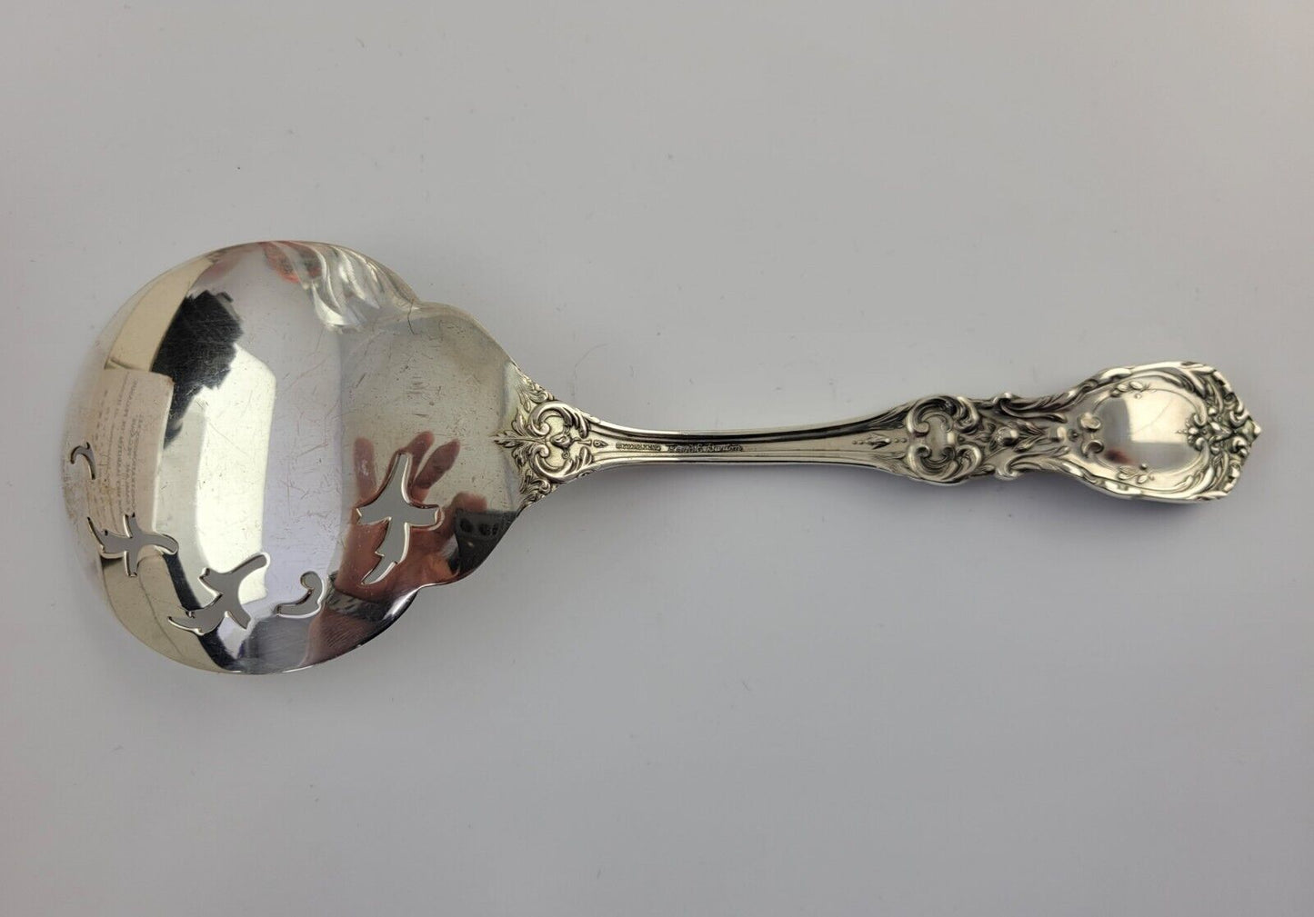 Francis I by Reed & Barton Sterling Silver 8-1/4" Pierced Tomato Server 2.8oz.