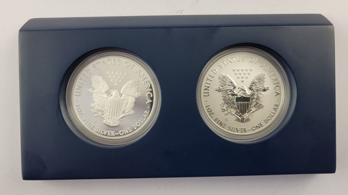 2012 American Eagle San Francisco Two-Coin Silver Proof Set Box/COA US Mint