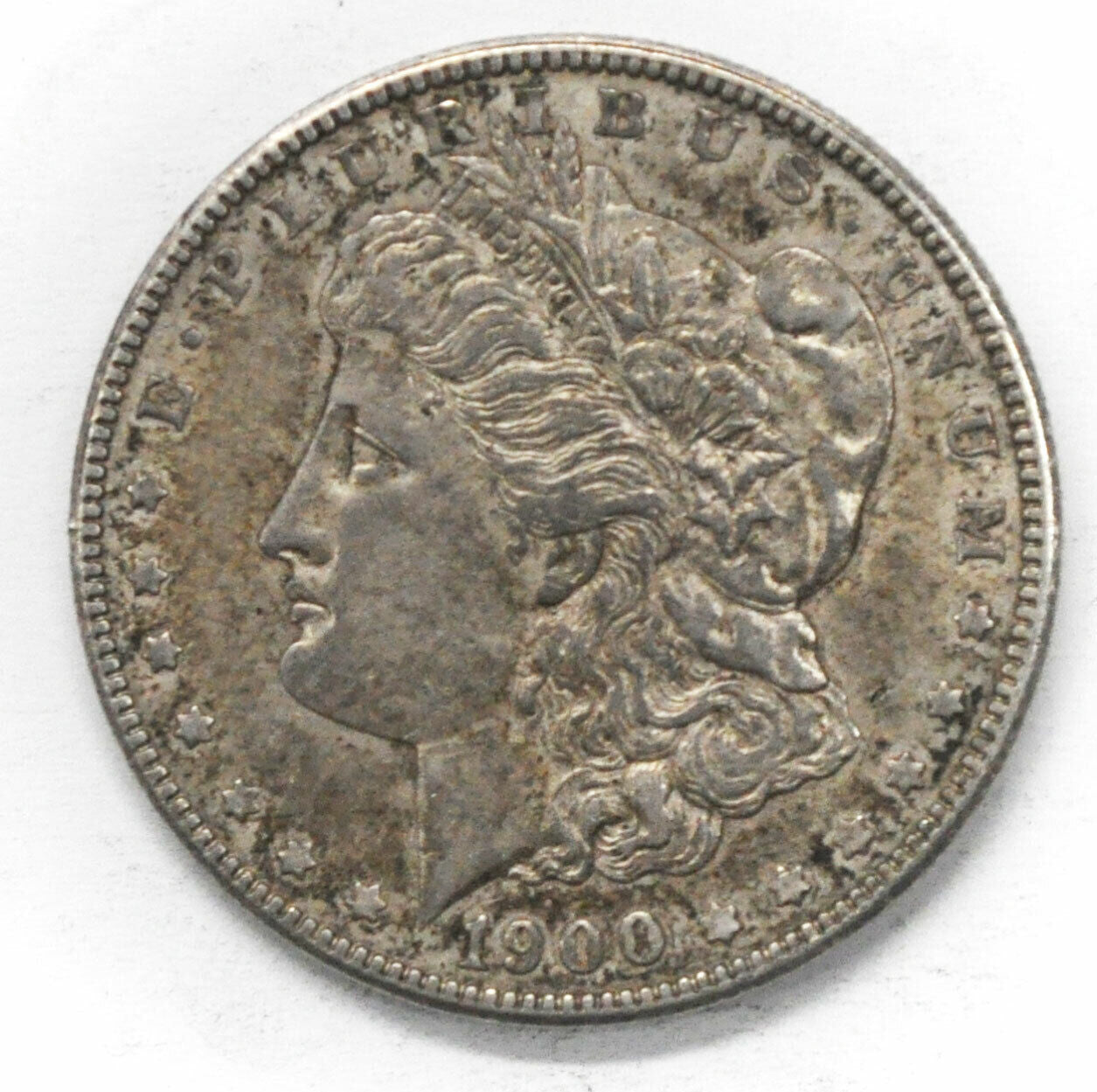 1900 $1 Morgan Silver One Dollar US Coin Philadelphia AU VAM 11 Double Reverse