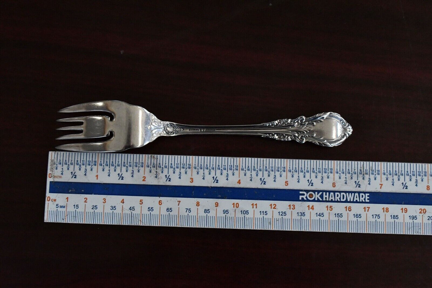 Sir Christopher by Wallace Sterling Silver 6 3/8" Solid Salad Fork 1.2 oz.