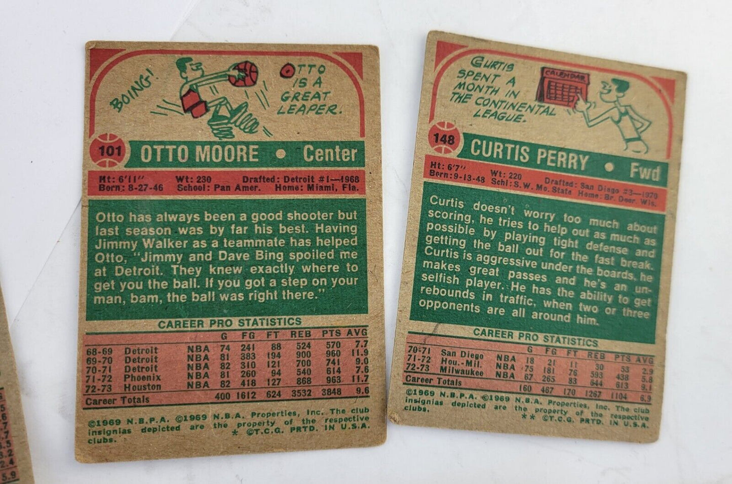 1970s Topps Basketball Lot of 10 Cards Williams, Rule, Smith, Moore, Reed, Love