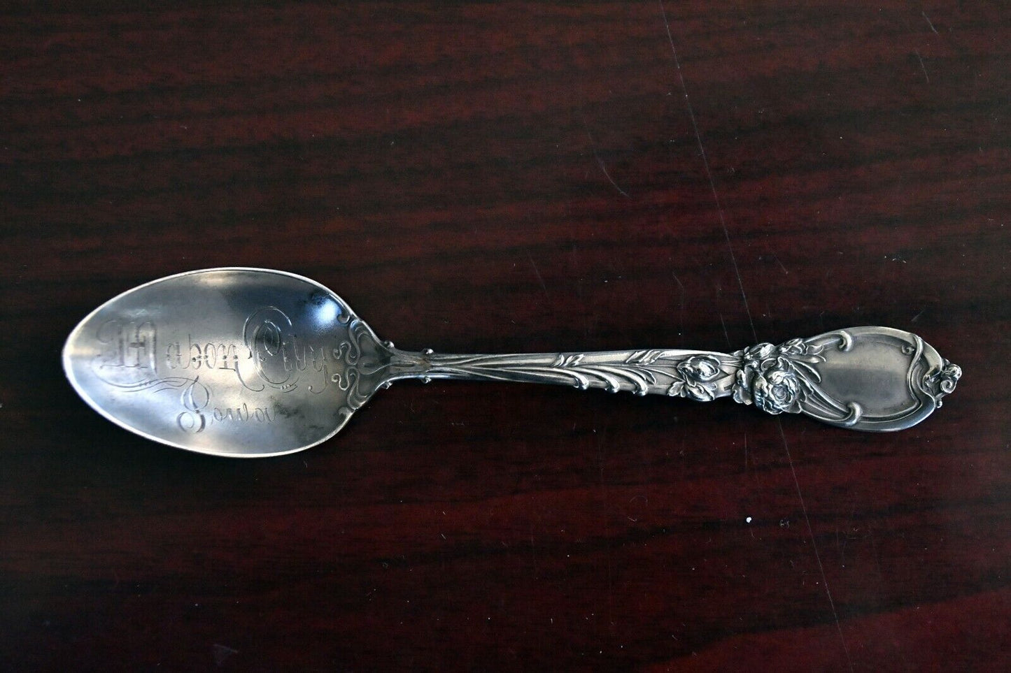 Mason City Iowa? Sterling Silver Reed & Barton5 3/8"  Souvenir Spoon .61 oz.