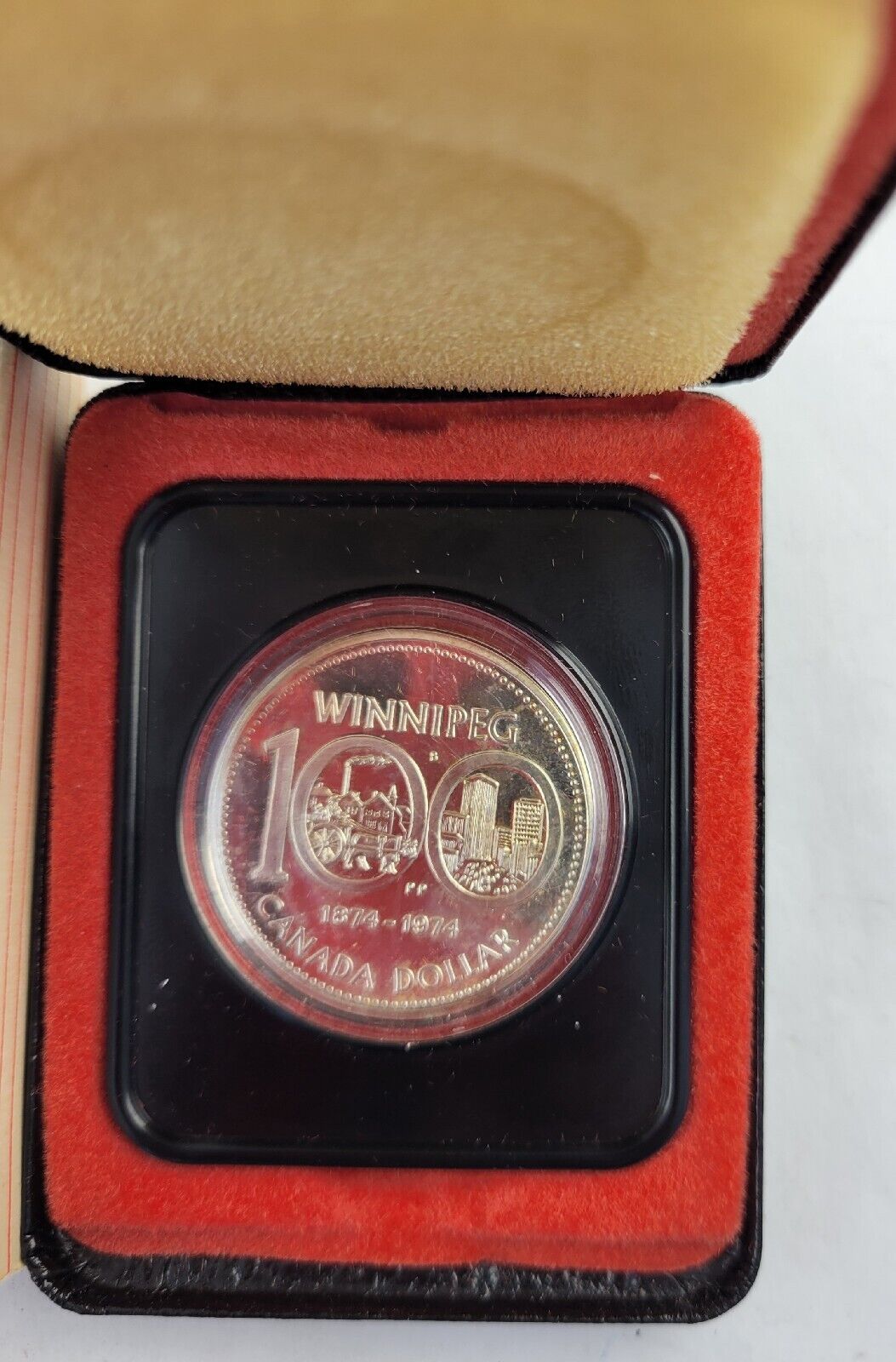 1874-1974 Canada Winnipeg .50 Silver 100 Year Anniversary Commemorative Dollar