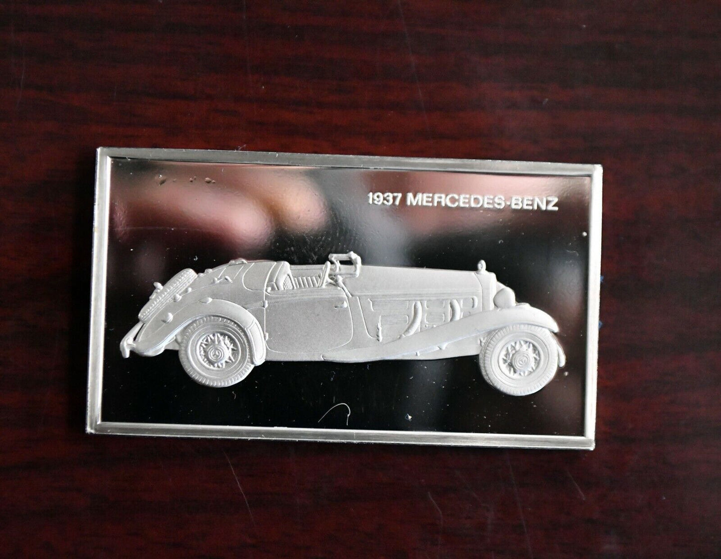 1937 Mercedes Benz Centennial Car Collection 1000 Grains Sterling Franklin Mint