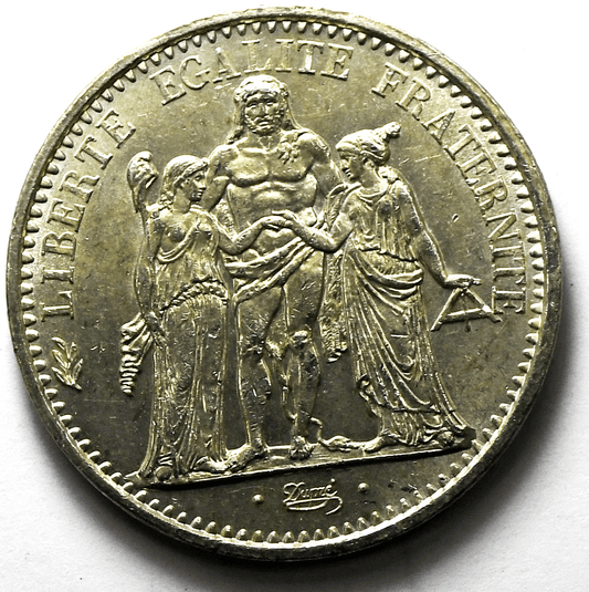 1965 France 10 Ten Francs Silver Coin KM# 932