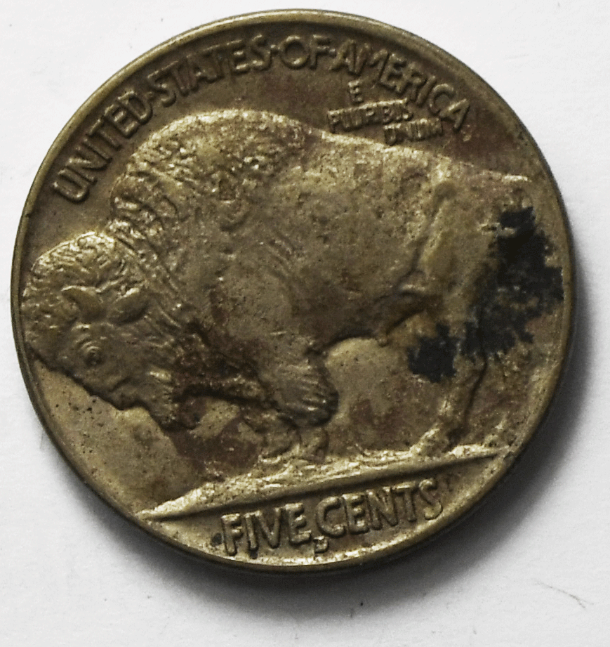 1916 D 5c Buffalo Nickel Rare Five Cents US Coin Denver