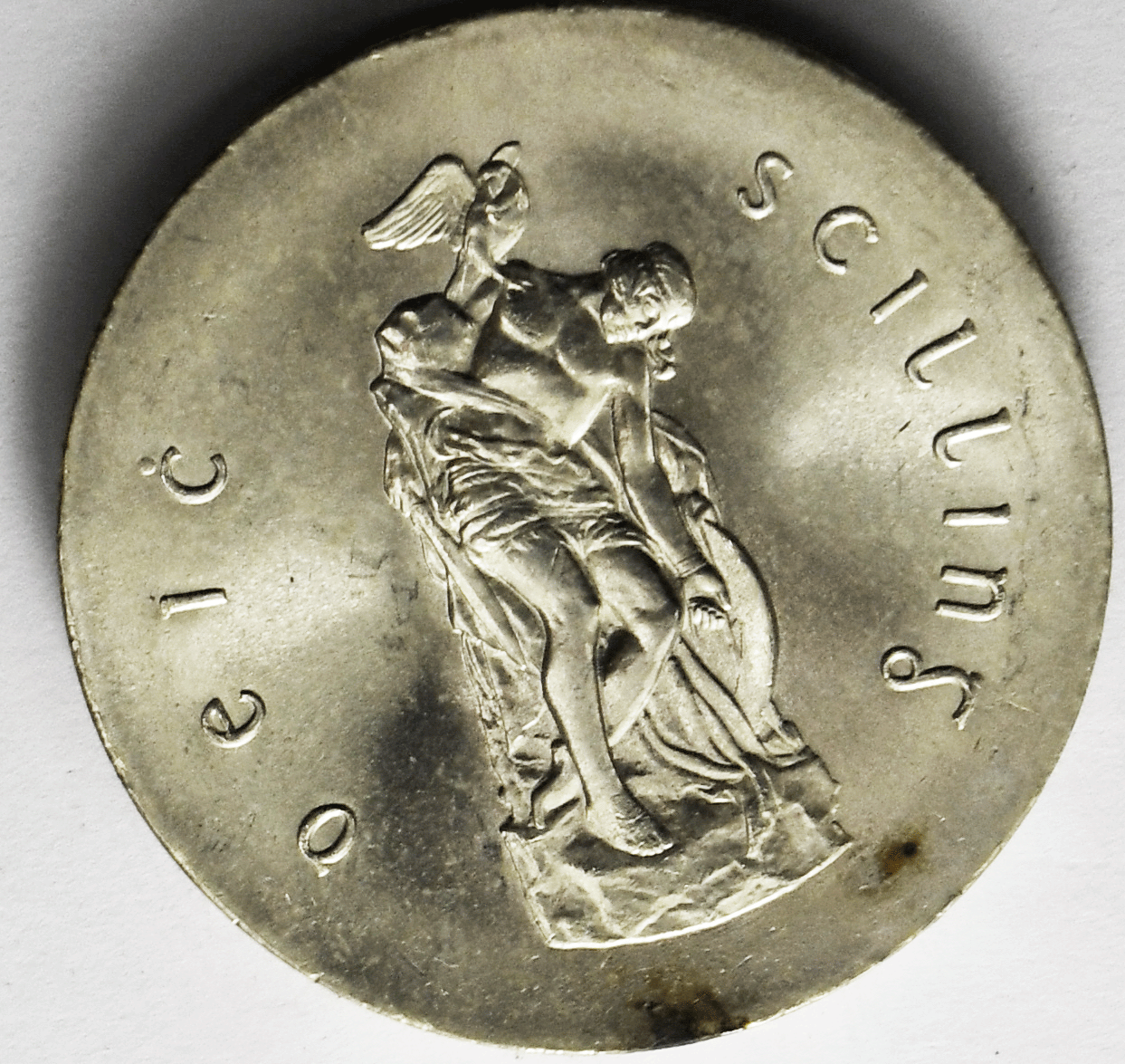 1966 Ireland Republic 10 Ten Shilling Silver Coin Uncirculated KM# 18