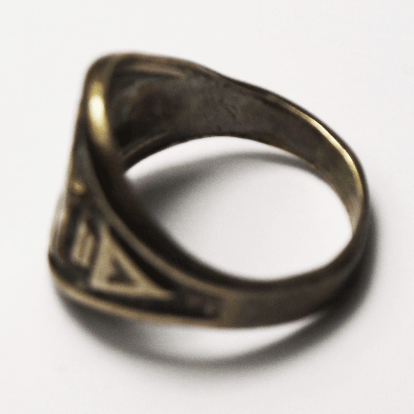 Antique Sterling Silver Bell Trading Zuni Bird Ring 14mm Size 5.5