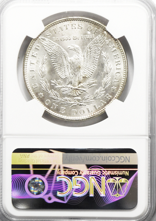 1883 $1 Morgan Silver One Dollar NGC MS62 Philadelphia Uncirculated