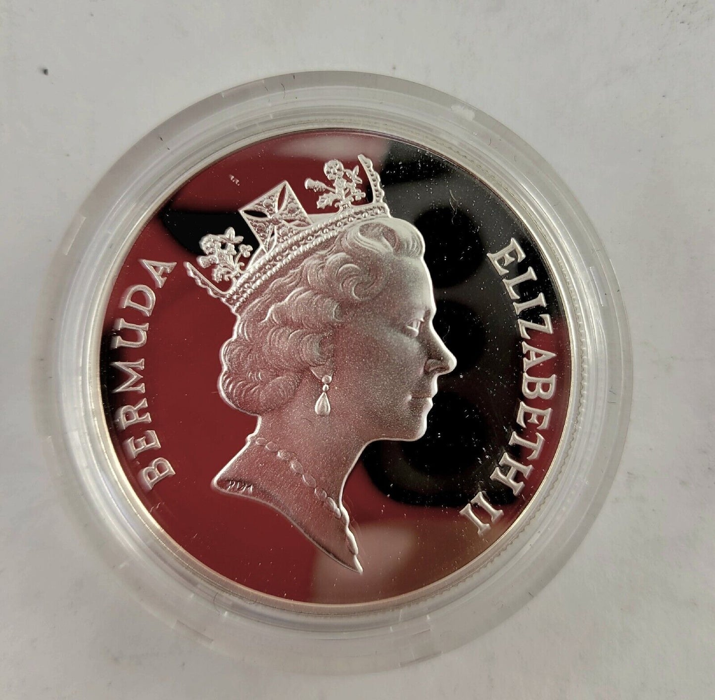 1991 Bermuda Lobster Silver Proof Two Dollar Royal Mint Boxed w/Cert