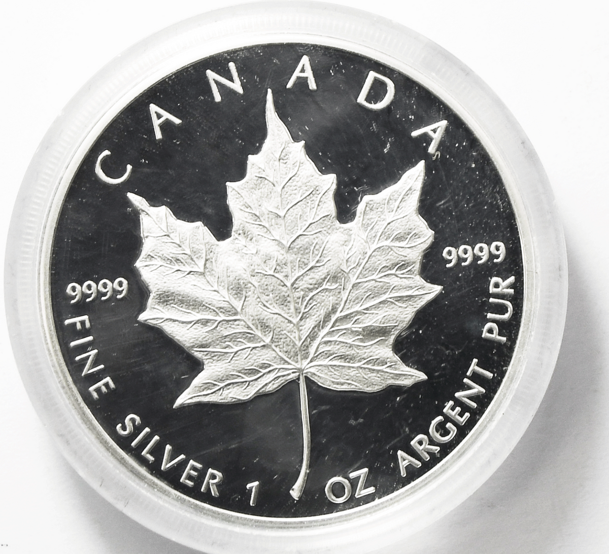 1989 $5 Silver Canada Maple Leaf Proof Coin 1oz .9999 – Precious