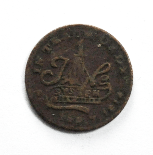 J.E. Prescott 1 Ingle System 17mm Trade Token April 7 1914