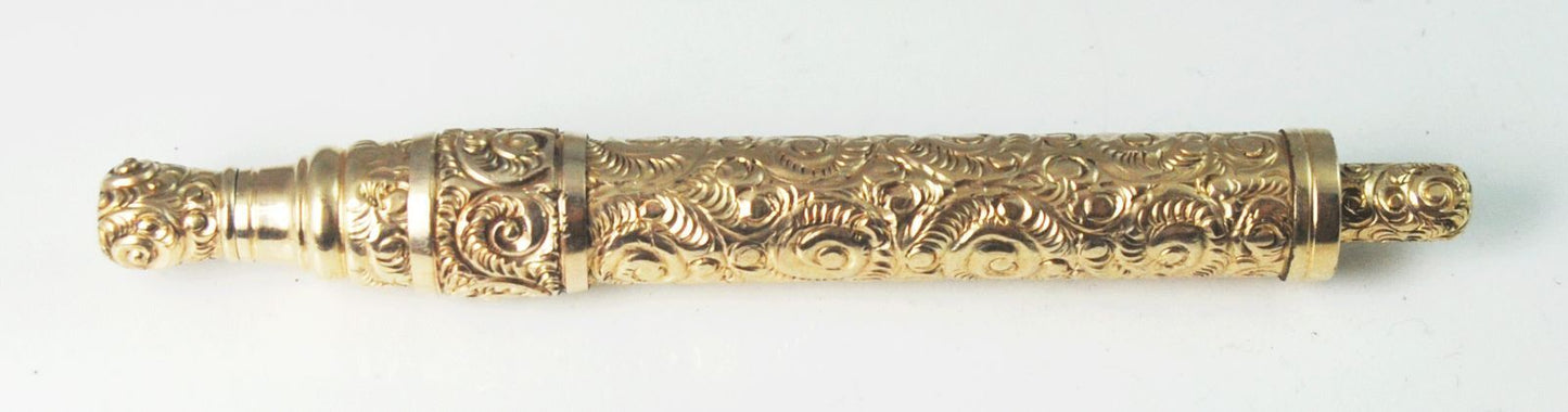 Mabie & Todd Gold Filled Fountain Dip Pen Slider and Screw Great Condition 7"