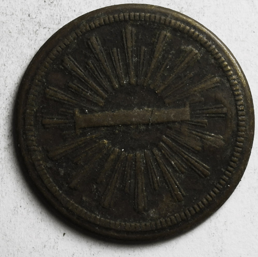 Maryland Kingston P O Hudson & Bros. Trade Store Token 24mm Rays
