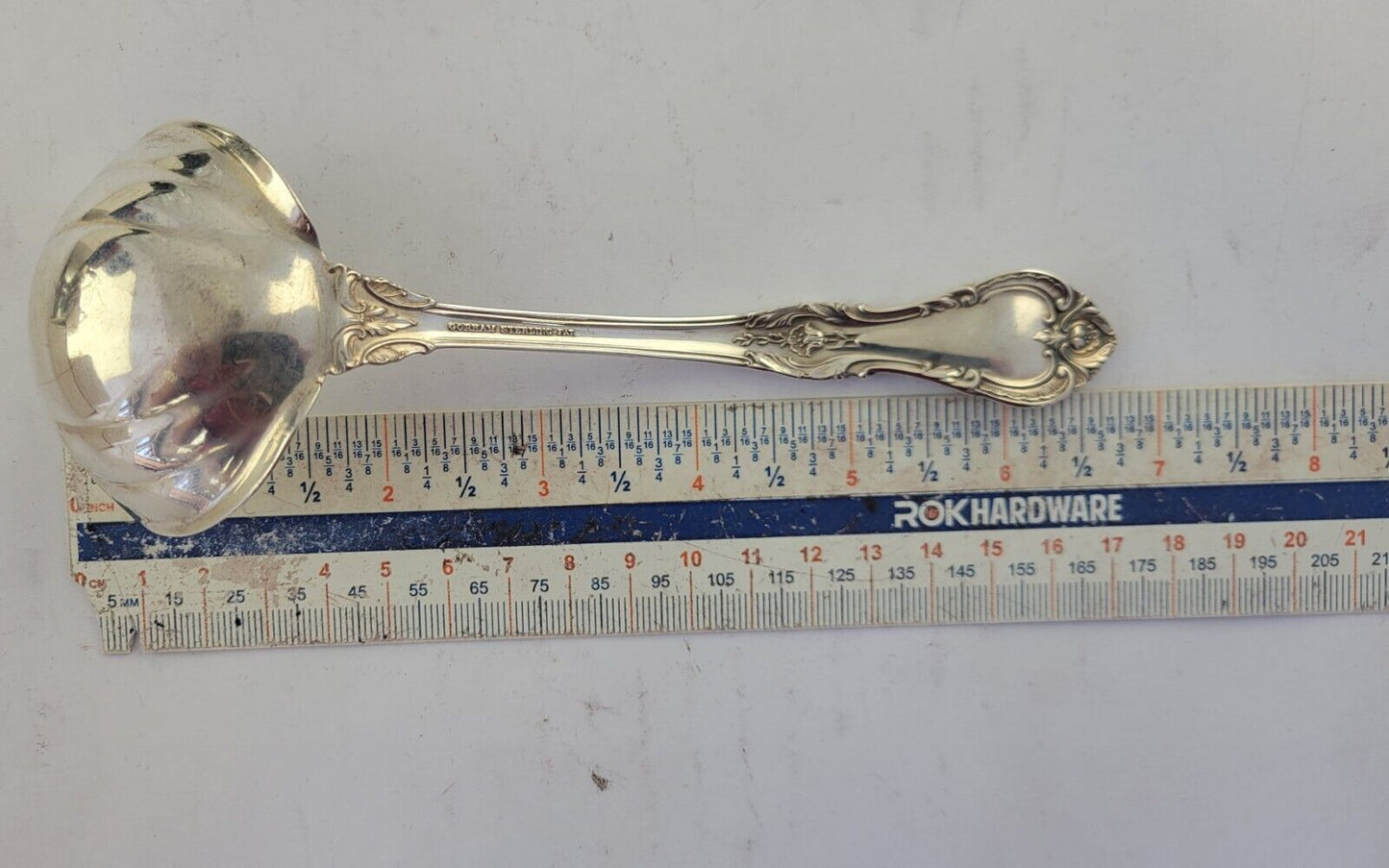 King Edward by Gorham Sterling Silver 6 3/4" Solid Gravy Ladle 2.2oz.