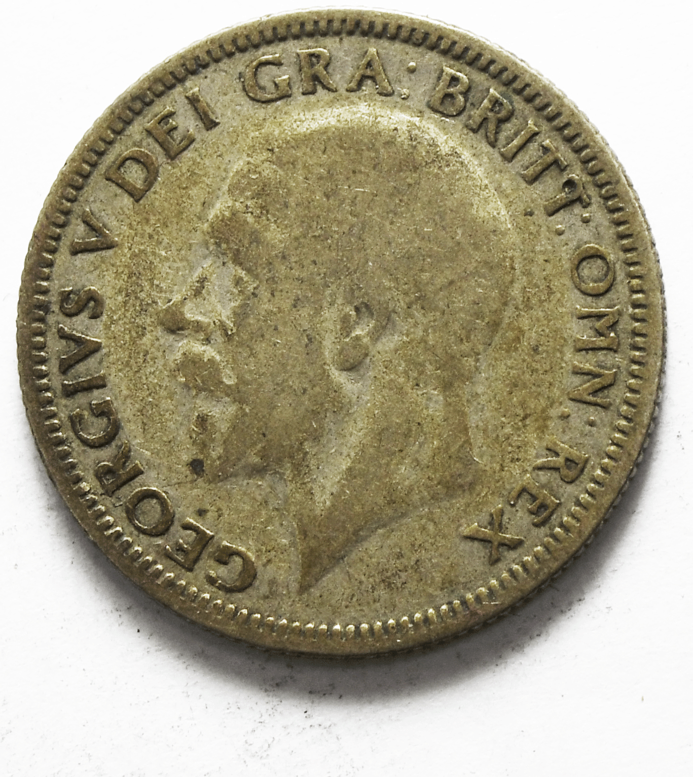 1929 Great Britain Silver One Shilling Coin KM# 833