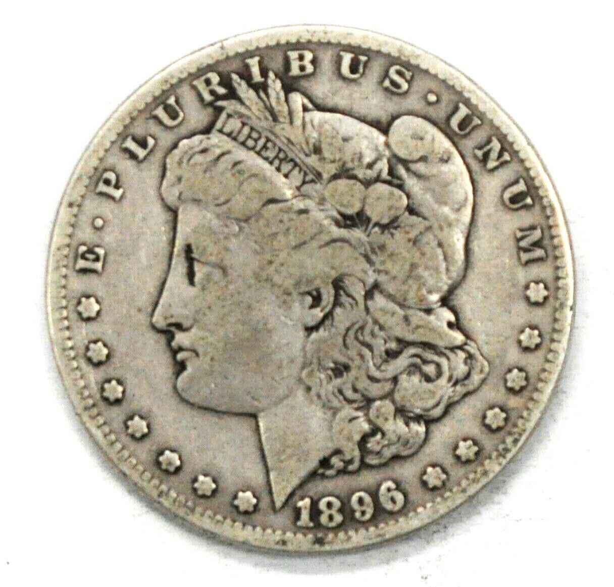 1896 S $1 Morgan American Silver One Dollar US San Francisco