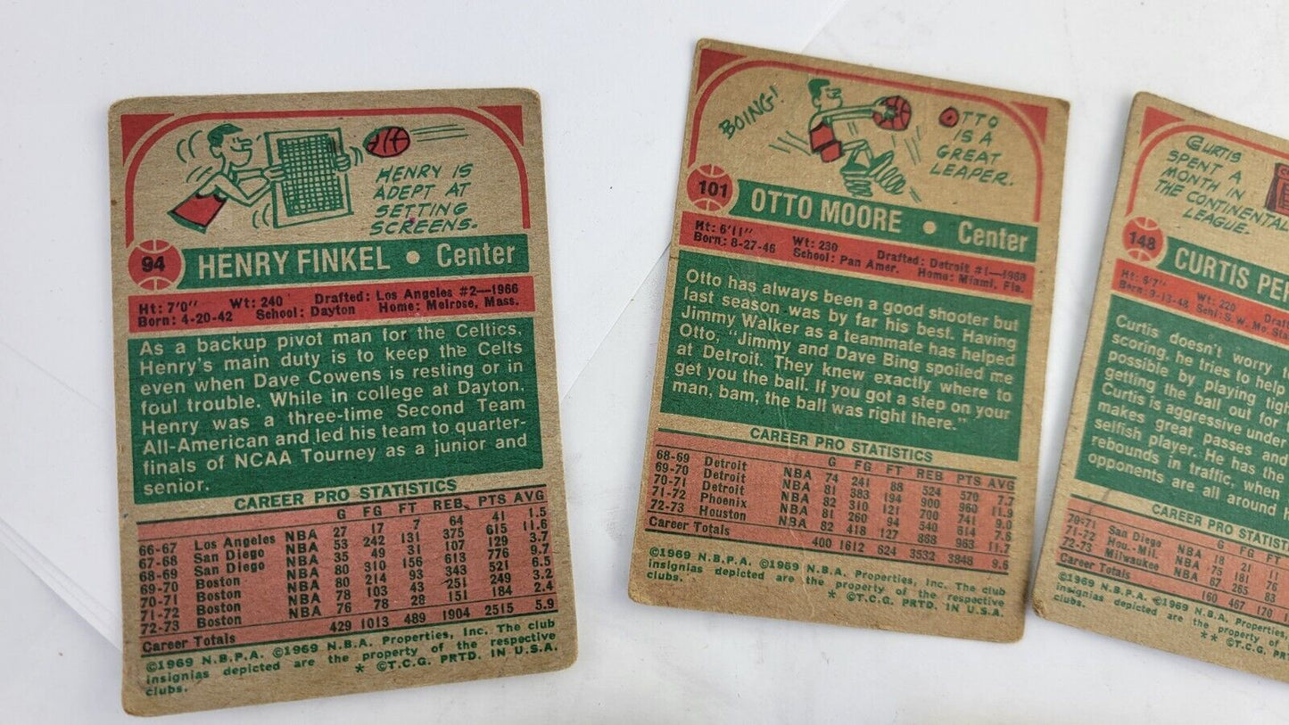 1970s Topps Basketball Lot of 10 Cards Williams, Rule, Smith, Moore, Reed, Love