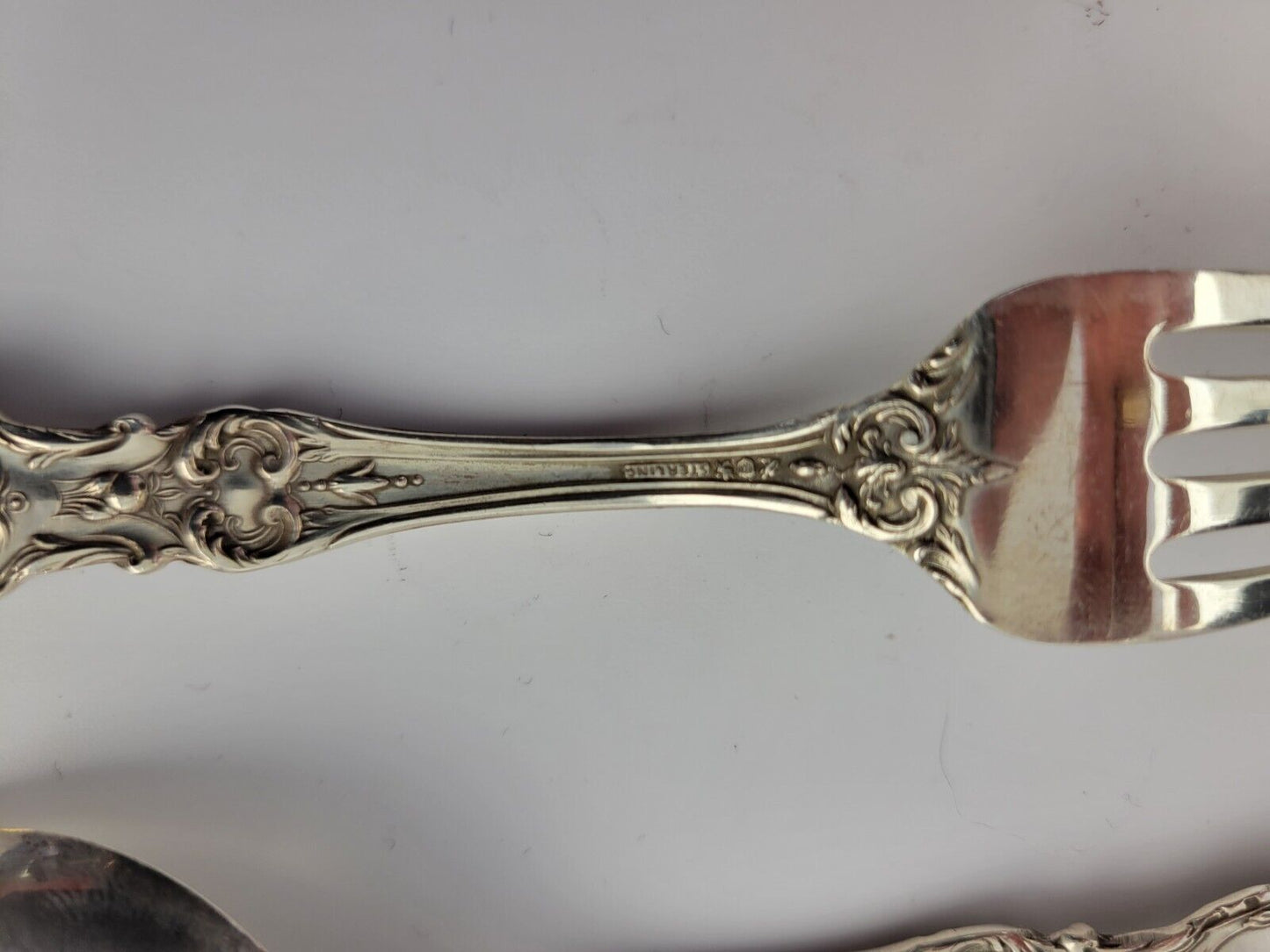 Francis I by Reed & Barton Old Mark Sterling Silver 2Pc Baby Set 1.3oz.