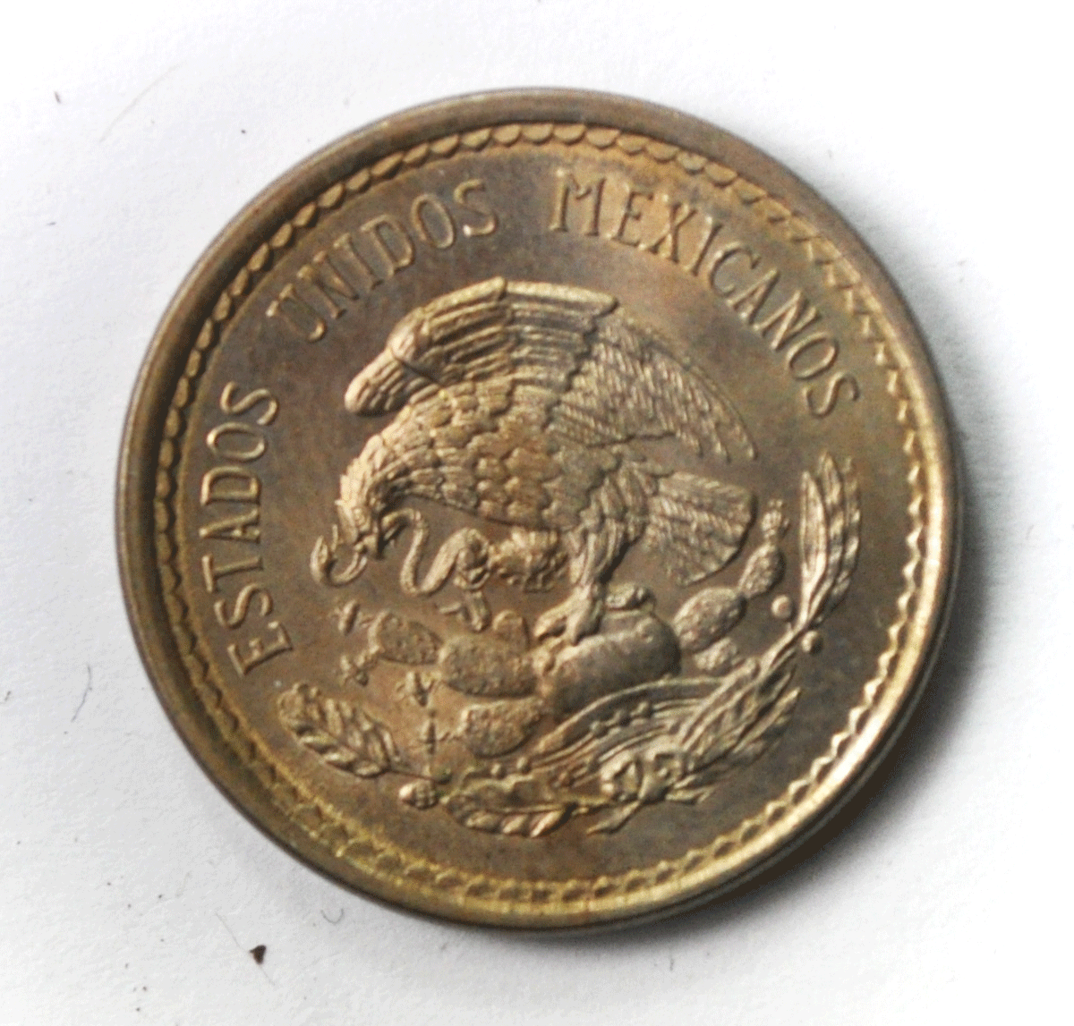 1933 Mexico Estados Unidos Mexicanos 5 Centavos KM# 423 Brilliant Uncirculated