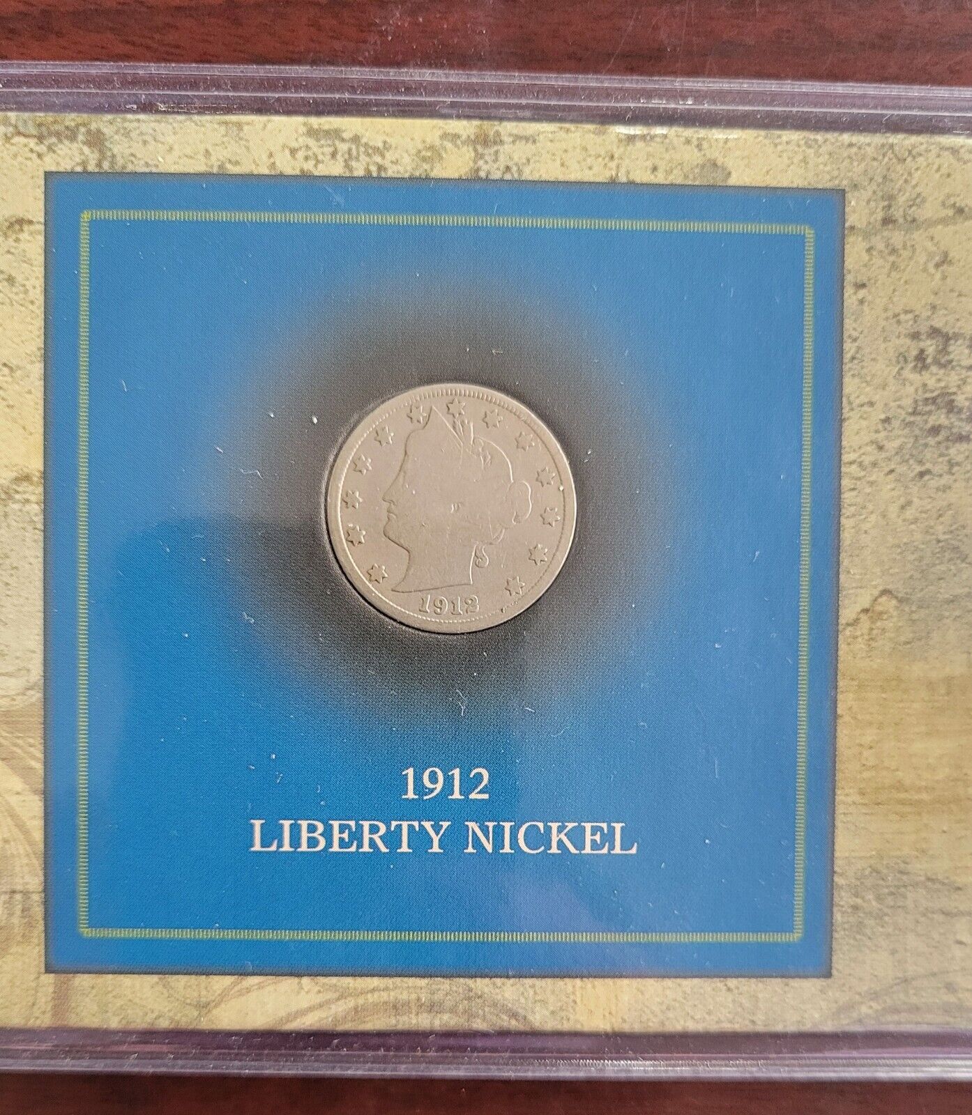 1912 American Liberty V Nickel , Year of the Titanic with COA