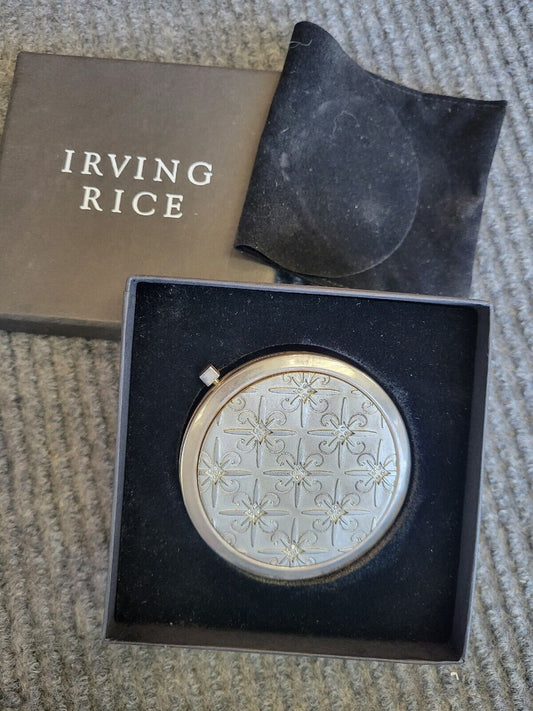 Irving Rice Double Mirror Compact Complete w/Box And Bag
